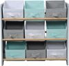 Kesper | Aufbewahrungsregal, Material: Faserplatte, Maße: 65 x 30 x 60 cm, Farbe: Weiß/Mint/Grau | 17706 13 Bild 4