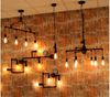 LED Innen Wandleuchte 2-flammig in Wasserrohr Optik, Rost Bild 4