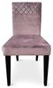Menzzo Milo Polsterstühle, Samt, Rosa, L43 X P55 X H82,5 cm Größe : H44 cm Bild 5