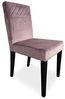 Menzzo Milo Polsterstühle, Samt, Rosa, L43 X P55 X H82,5 cm Größe : H44 cm Bild 4