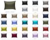 Mako-Satin / Baumwollsatin Bettwäsche uni / einfarbig dark olive Kissenbezug 70x90 cm Bild 4