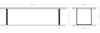Esstisch Edge 300x100 XL Akazie Natur Metall Schmal schwarz Live-Edge Bild 3