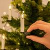 Lights4fun LED-Christbaumkerzen 50er LED Weihnachtsbaumkerzen Lichterkette Bild 2