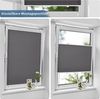 Sanfree Plissee Klemmfix Plisseerollo ohne Bohren Anthrazit B35 x H80cm inkl. Klemmträger Blickdicht und lichtdurchlässig Jalousie Faltrollo Sichtschutz und Sonnenschutz Rollo für Fenster & Tür Bild 4