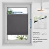 Sanfree Plissee Klemmfix Plisseerollo ohne Bohren Anthrazit B35 x H80cm inkl. Klemmträger Blickdicht und lichtdurchlässig Jalousie Faltrollo Sichtschutz und Sonnenschutz Rollo für Fenster & Tür Bild 5
