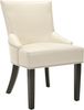 SAFAVIEH Set of 2 Ottoman, in Cream and Leather, 65 X 55 X 90 Bild 5