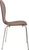 4er Set Besucherstuhl Diego, Braun Bild 5