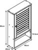 Badezimmerschrank Gjesdal 60x40x20 cm Bambus [en. casa] Bild 2