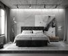 Boxspringbett Dream-Great Mikrofaser Anthrazit Vintage 160x200 cm mit Matratze und Topper Bild 4