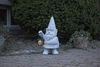 Großer Gartenzwerg ,Gnomy mit Solarlaterne, LED, Dämmerungssensor, Beton-Optik, 53cm Bild 4
