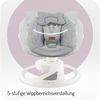 MoMi Babywippe PEARL für Babys bis 9 kg, 360° drehbarer Sitz, LED-Panel, Bluetooth, Fernbedienung, Batterie- oder Netzbetrieb, Netzteil mit USB-Kabel, 5-Punkt-Sicherheitsgurt, Bügel und Spielzeug Bild 2
