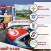 BERONAGE Wendebettwäsche Super Mario Kart Combo Bettwäsche Linon / Renforcé, reine Baumwolle, 2 teilig, 135x200 + 80x80 cm Bild 3