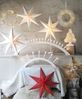 Weihnachtsstern Dot 3D Papierstern, Weiß, E14 Fassung, Ø 54 cm Bild 3