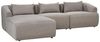Ecksofa SVANSELE Stoff Taupe Rechtsseitig Bild 4