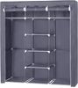 Songmics Schuhregal Schuhschrank, 10 Ebenen, für bis zu 40 Paar Schuhe, Schuhschrank Schuhablage, 85 x 28 x 162 cm, Grau RXJDE36G01 Bild 3
