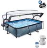 EXIT Pool 300 x 200 x 65 12v Cartr. filt. Stone Kuppel Pool Bild 3