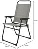 Aluminium Campingstuhl Klappstuhl Anglerstuhl Gartenstuhl Grau meliert Bild 2