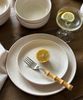 Zoha Geschirr-Set Roma, modernes Tafelservice Spülmaschinen- & Mikrowellengeeignet (24-tlg), 6 Personen, Porzellan, Kombiset mit Craquelé-Struktur, Warm-Beige Färbung für Eleganten Look Bild 3