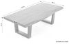 byLIVING Couchtisch JUDY / Akazie natur, Metall schwarz / B 120, H 45, T 60 cm / mit Baumkante Bild 3