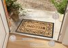 HANSE Home Fußmatte Mix Mats Gummi-Kokos Welcome Floral Border, Türmatte, rechteckig, Höhe: 15 mm, Kokos, Gummi, Schmutzfangmatte, Outdoor, Rutschfest, Innen, Kokosmatte Bild 3