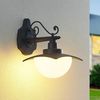 Lindby Außen-Wandleuchte Elinda, Metall, Schwarz IP44, 1 x 60 W Bild 2