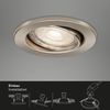 Di-Ka LED Einbauleuchte Sten 3er Set nickel-matt Ø 8,5 cm GU10 5 W Bild 3