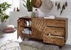 Sideboard Akazie 145x42x75 natur lackiert MOSAYK #106 Bild 5