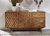 Sideboard Akazie 145x42x75 natur lackiert MOSAYK #106 Bild 4