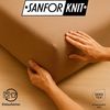 EXKLUSIV HEIMTEXTIL Jersey Spannbettlaken 60 x 120 cm Nougat 100% Baumwolle Öko - Tex Zertifiziert Bed-Sheet Bettlaken Spannbetttuch Bild 5