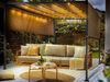 Garten-Pergola Mit LED-Beleuchtung Braun PARGA Bild 2