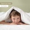 KiGATEX Babybettdecke 100x135 cm – Ganzjahresdecke mit Bärchensteppung, Füllung: 100% Polyester, weich, bei 95°C waschbar, haut- und allergikerfreundlich Bild 3