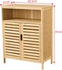 Bambus Badezimmerschrank Eslöv 81x65,5x31 cm [en. casa] Bild 3