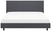 Wasserbett ALBI 160 x 200 cm Stoff Grau Bild 4