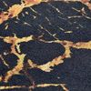 Badteppich schwarz und orange Bild 4