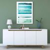 Dmora Sideboard Nusakan 180 x 45 x 78,6 cm Weiß 2 Böden 4 Türen Bild 4