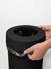 Authentics Midi Cap Papierkorb, Abfalleimer, Mülleimer 20 L, Polypropylen, Schwarz Matt, 1026799 Bild 4