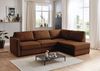 ATLANTIC home collection Eckgarnitur Chill, inkl. Schlaffunktion (ca. 135x230 cm), inkl. Bettkasten, frei im Raum stellbar, Wellenunterfederung, Ecke rechts Bild 2