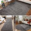 Carpettex 'Unicolor' Hochflor-Teppich, Höhe: 30 mm, Shaggy Langflor, Grau, 80 cm (Rund) Bild 3