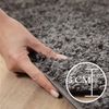 Carpettex 'Unicolor' Hochflor-Teppich, Höhe: 30 mm, Shaggy Langflor, Grau, 80 cm (Rund) Bild 5