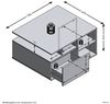 FMD Möbel - TWIN 2 - Couchtisch - melaminharzbeschichtete Spanplatte - Weiß perl / Artisan Eiche - 82 x 69,1 x 10,3cm Bild 2