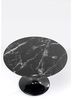 Kare Tisch Solo Marble Schwarz Ø110 Esszimmertische, Polyresin, 110cm Bild 4