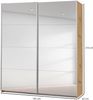 rauch möbelwerke gmbh Caracas Schwebetürenschrank, Holzwerkstoff, Eiche Artisan, 181 x 210 x 62 Bild 3