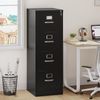 YITAHOME Aktenschrank, Metall, Schwarz, 45.8 x 45 x 133 cm Bild 2