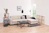 Regal >Carney< in Schwarz/matt aus Metall - 35x119,5x37cm (BxHxT) Bild 4