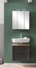 Badezimmer-Set >Lyon< (2-tlg.) in matt-grau, Graphitgrau - 60x195x35cm (BxHxT) Bild 2