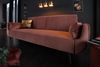 riess-ambiente Schlafsofa DIVANI 220cm altrosa/gold - Samt, Pappelholz, inkl. Kissen, Retro, Einzelartikel 1 Teile, 3-Sitzer mit Bettfunktion - ideal für Wohn- und Schlafzimmer oder Loft Bild 4