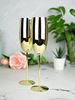 2 Sektgläser 270ml Edelstahl Gold Sektkelche Champagner Sektglas Proseccoglas Bild 2