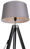 Qazqa Stehlampe Tripod, ohne Leuchtmittel, E27, Weiß, Industrie, Holz, 1-flammig Bild 4
