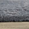 Paco Home Hochflor Teppich Wohnzimmer rutschfest Fellteppich Shaggy Flauschig Weich Modern Kunstfell Fell Imitat Einfarbig, Grösse:120 cm Rund, Farbe:Grau Bild 3