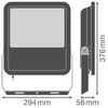 LEDVANCE FLOODLIGHT FL 200 P 133W 20KLM 865 PS SY100 BK Bild 3